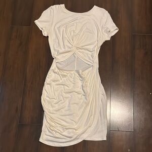 Stella Laguna Beach Cream cutout  dress